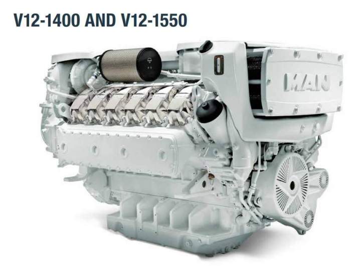 Moteur MAN V12 Puget-sur-Argens